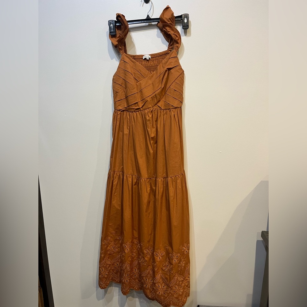 Moon River Terracotta Maxi Dress